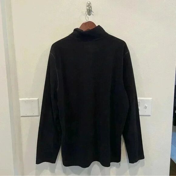 The foundry fleece 1/4 zip pullover sweatshirt mens XL tall black - Picture 1 of 7